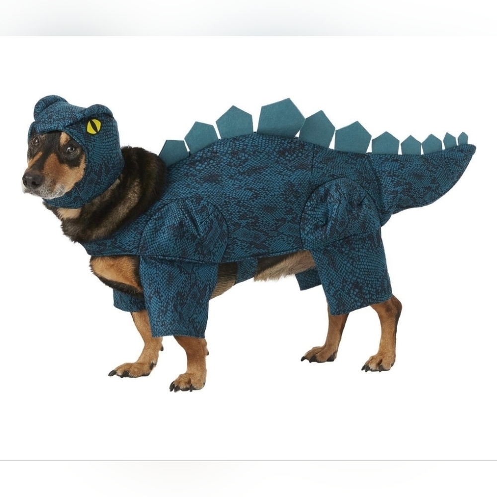 Frisco Stegosaurus dog costume tag size is LG check measurements on chart EUC - Picture 7 of 9